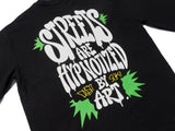 STIGMA(スティグマ) 20 SMILE OVERSIZED LONG SLEEVES T-SHIRTS BLACK