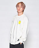 STIGMA(スティグマ) 20 SMILE OVERSIZED LONG SLEEVES T-SHIRTS IVORY