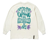 STIGMA(スティグマ) 20 SMILE OVERSIZED LONG SLEEVES T-SHIRTS IVORY
