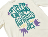 STIGMA(スティグマ) 20 SMILE OVERSIZED LONG SLEEVES T-SHIRTS IVORY