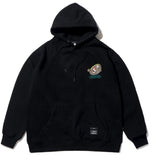 STIGMA(スティグマ) CARTOON OVERSIZED HEAVY SWEAT HOODIE BLACK