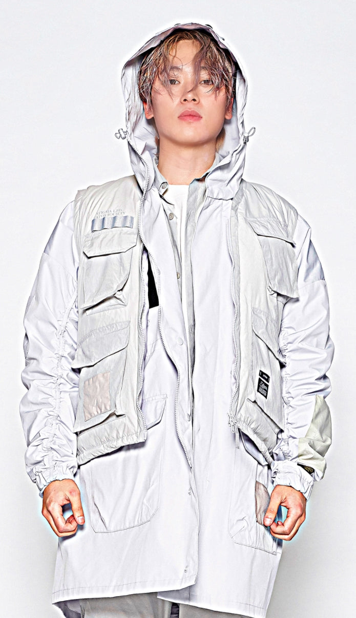 STIGMA(スティグマ) DV TECH PADDED VEST GREY