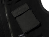 STIGMA(スティグマ) BLEND FLEECE VEST BLACK