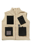 STIGMA(スティグマ) BLEND FLEECE VEST BEIGE