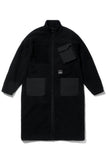 STIGMA(スティグマ) BLEND OVERSIZED FLEECE COAT BLACK