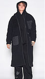 STIGMA(スティグマ) BLEND OVERSIZED FLEECE COAT BLACK