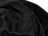 STIGMA(スティグマ) BLEND OVERSIZED FLEECE COAT BLACK