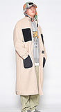 STIGMA(スティグマ) BLEND OVERSIZED FLEECE COAT BEIGE