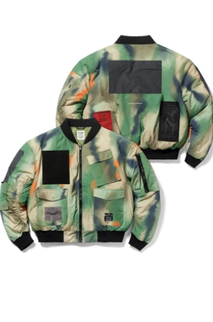 STIGMA(スティグマ) DV TECH OVERSIZED PADDING MA-1 JACKET PATTERN