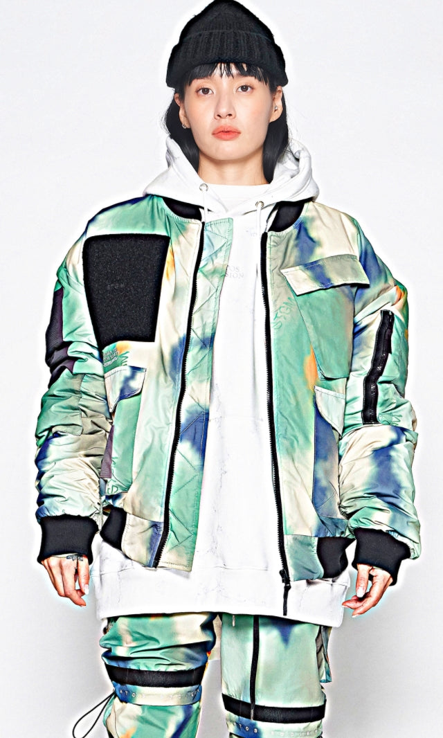 STIGMA(スティグマ) DV TECH OVERSIZED PADDING MA-1 JACKET PATTERN
