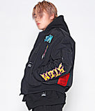 STIGMA(スティグマ) WOLF OVERSIZED QUILTED MA-1 JACKET BLACK