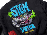 STIGMA(スティグマ) WOLF OVERSIZED QUILTED MA-1 JACKET BLACK