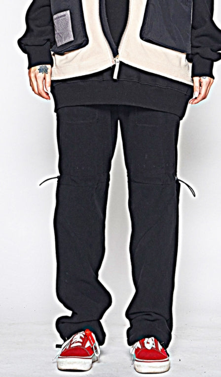 STIGMA(スティグマ) BLEND FLEECE JOGGER PANTS BLACK