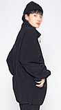 STIGMA(スティグマ) BLEND OVERSIZED FLEECE ANORAK JACKET BLACK