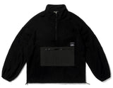 STIGMA(スティグマ) BLEND OVERSIZED FLEECE ANORAK JACKET BLACK