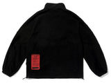 STIGMA(スティグマ) BLEND OVERSIZED FLEECE ANORAK JACKET BLACK