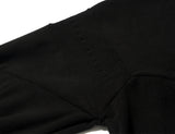 STIGMA(スティグマ) BLEND OVERSIZED FLEECE ANORAK JACKET BLACK