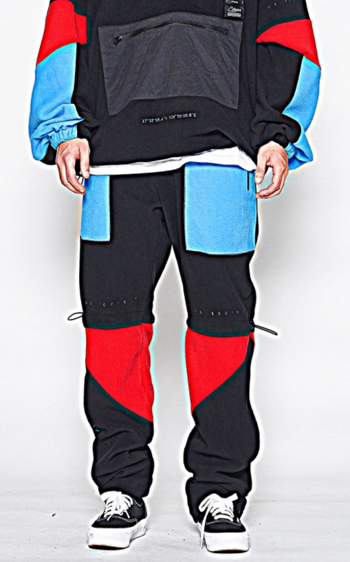 STIGMA(スティグマ)  BLEND FLEECE JOGGER PANTS BLACK MULTI