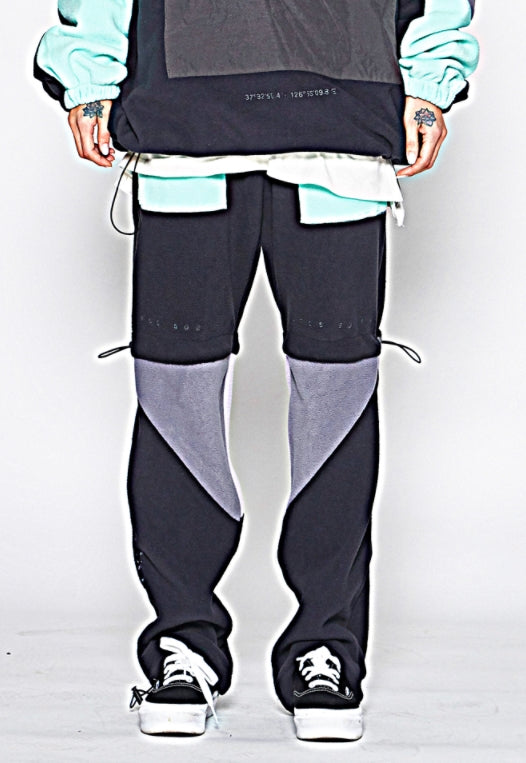 STIGMA(スティグマ)  BLEND FLEECE JOGGER PANTS GREY MULTI