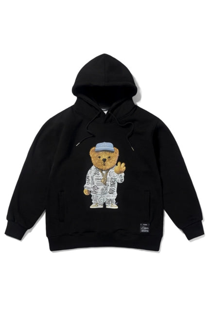 STIGMA(スティグマ) 20 COMPTON BEAR HEAVY SWEAT HOODIE BLACK