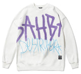 STIGMA(スティグマ) 20 GRAFFITI OVERSIZED HEAVY SWEAT CREWNECK WHITE