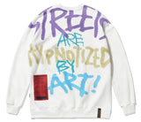 STIGMA(スティグマ) 20 GRAFFITI OVERSIZED HEAVY SWEAT CREWNECK WHITE