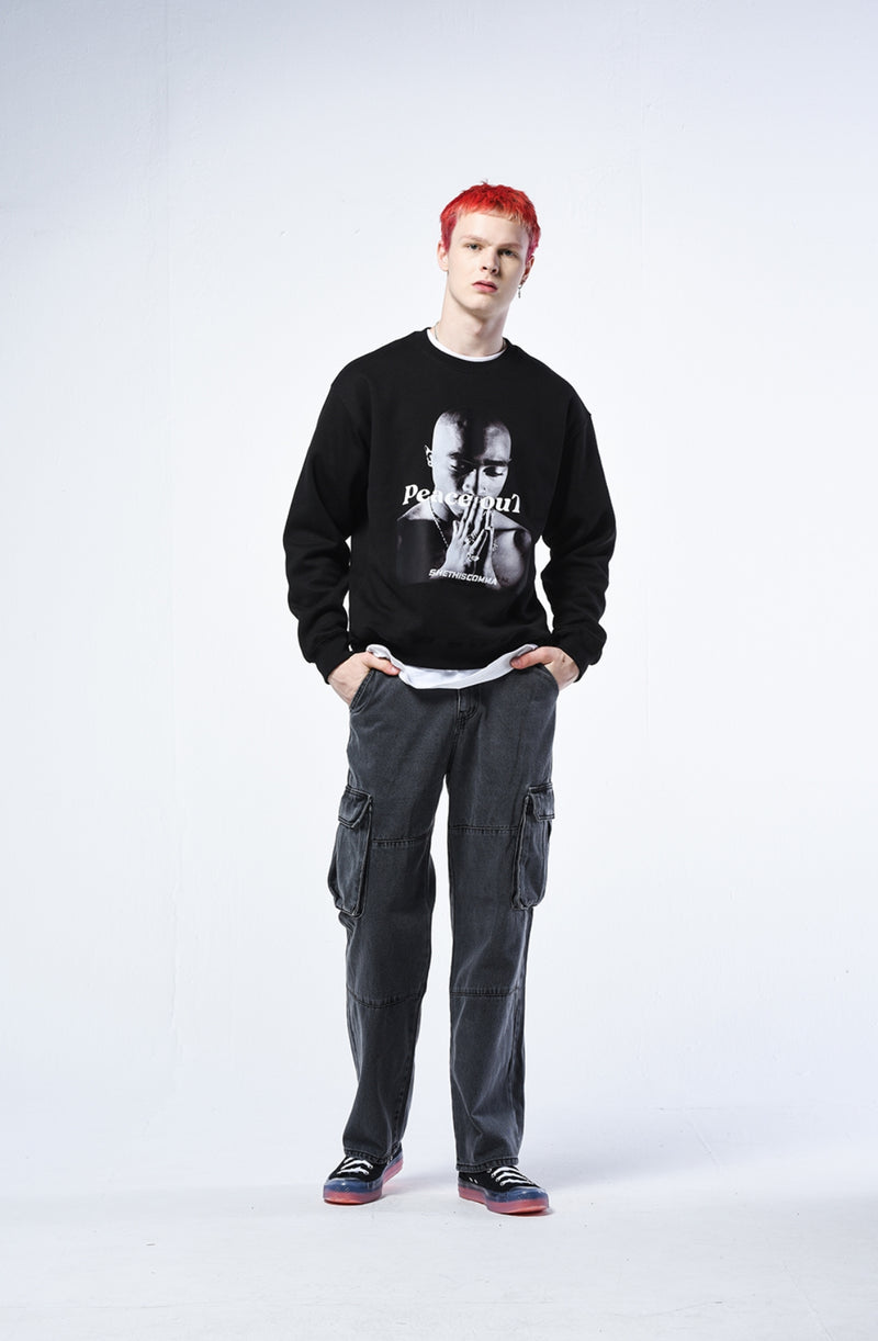 シディスコンマ(SHETHISCOMMA) WASHED CARGO PANTS