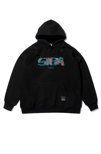 STIGMA(スティグマ) LSD OVERSIZED HEAVY SWEAT HOODIE BLACK