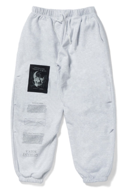 STIGMA(スティグマ)  SKULL HEAVY SWEAT WIDE JOGGER PANTS GREY
