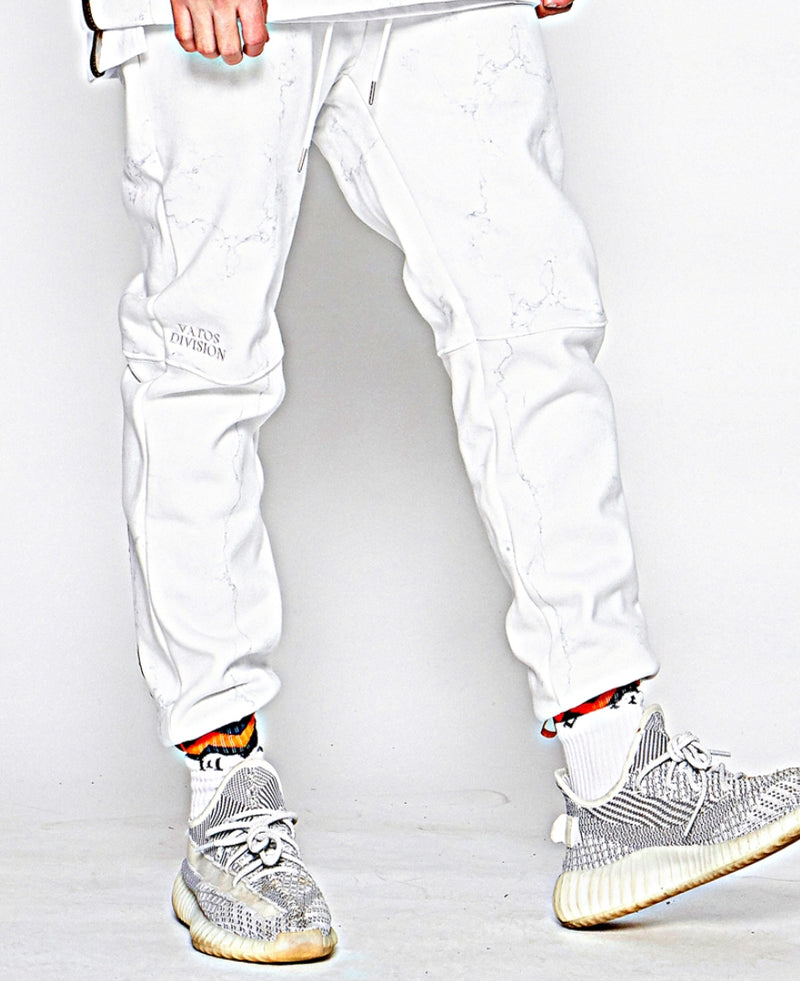 STIGMA(スティグマ)  MARBLE HEAVY SWEAT JOGGER PANTS WHITE