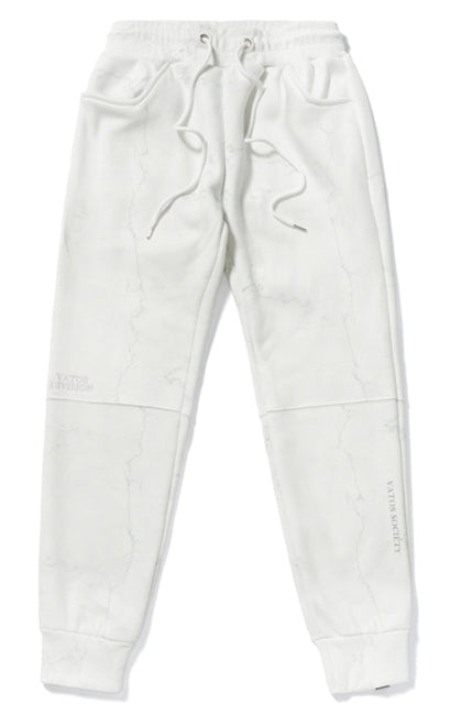 STIGMA(スティグマ)  MARBLE HEAVY SWEAT JOGGER PANTS WHITE