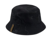 STIGMA(スティグマ) MARBLE REVERSIBLE FLEECE BUCKET HAT BLACK