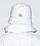 STIGMA(スティグマ) MARBLE REVERSIBLE FLEECE BUCKET HAT WHITE