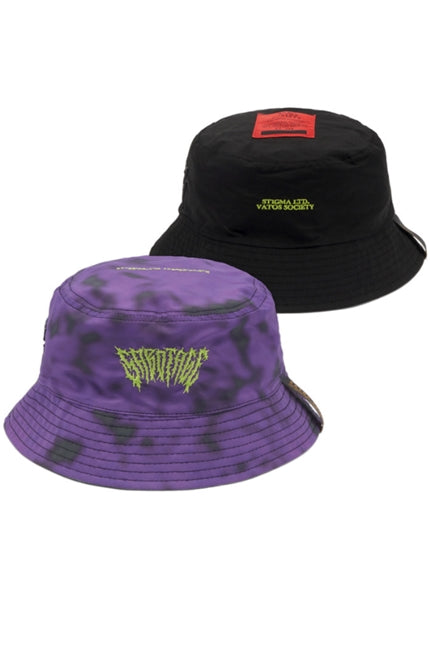 STIGMA(スティグマ) GAUSSIAN REVERSIBLE BUCKET HAT PURPLE