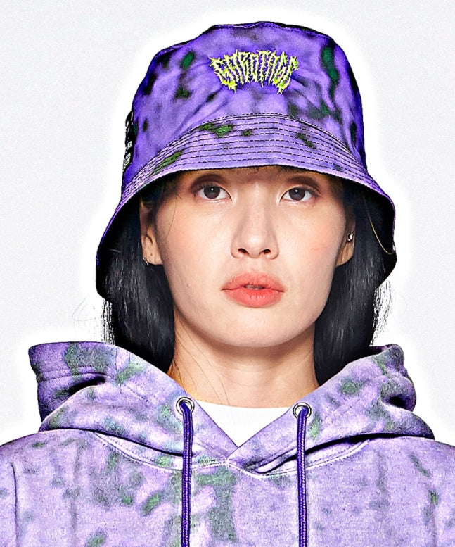 STIGMA(スティグマ) GAUSSIAN REVERSIBLE BUCKET HAT PURPLE