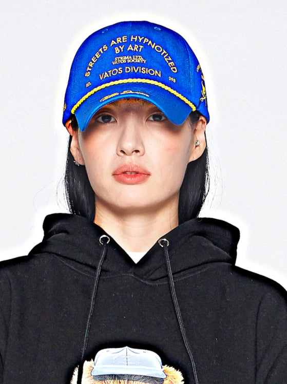 STIGMA(スティグマ) ROPE BASEBALL CAP BLUE