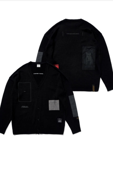 STIGMA(スティグマ)  DV OVERSIZED KNIT CARDIGAN BLACK