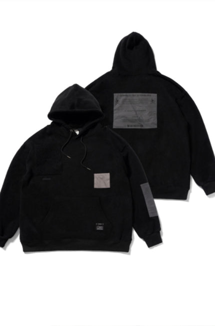 STIGMA(スティグマ) DV TECH OVERSIZED HEAVY SWEAT HOODIE BLACK