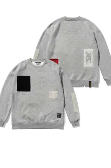 STIGMA(スティグマ)  DV TECH OVERSIZED HEAVY SWEAT CREWNECK GREY