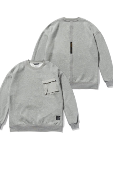 STIGMA(スティグマ) 20 TECH OVERSIZED HEAVY SWEAT CREWNECK GREY