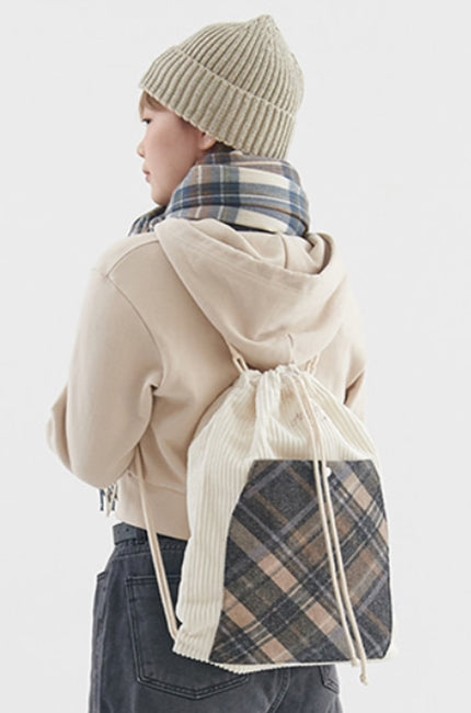 オルモストブルー(Almost Blue) JACQUARD GYM SACK