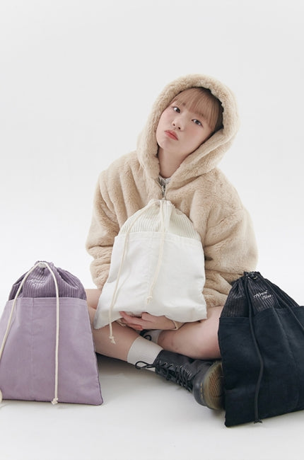 オルモストブルー(Almost Blue) TWINKLE CORDUROY SLING BAG