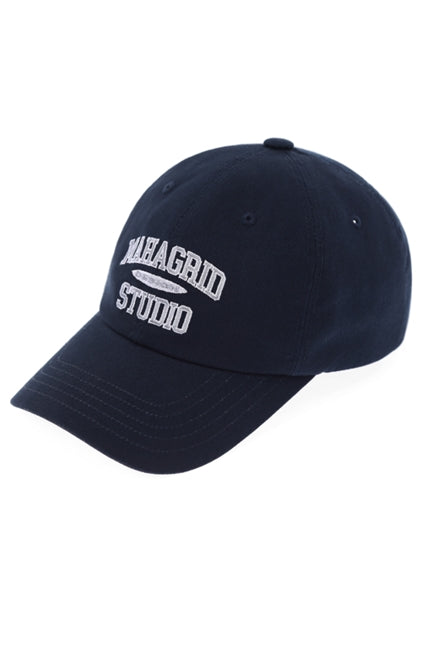 mahagrid (マハグリッド)   COLLEGE LOGO BALL CAP [NAVY]
