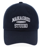 mahagrid (マハグリッド)   COLLEGE LOGO BALL CAP [NAVY]