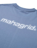 mahagrid (マハグリッド) MECHANIC LOGO LS TEE [BLUE]