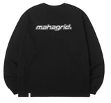 mahagrid (マハグリッド) MECHANIC LOGO LS TEE [BLACK]