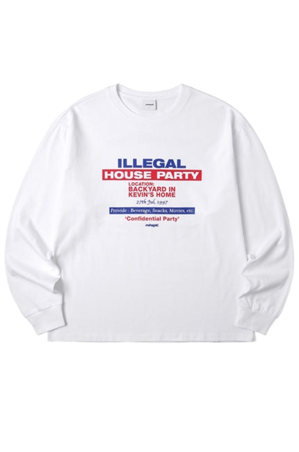 mahagrid (マハグリッド) FLYER LS TEE [WHITE]