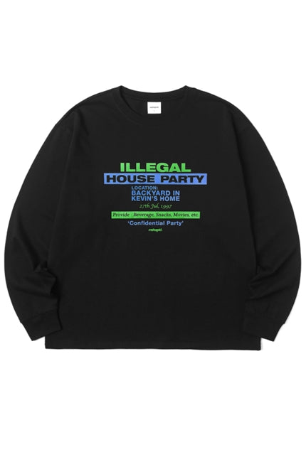 mahagrid (マハグリッド) FLYER LS TEE [BLACK]