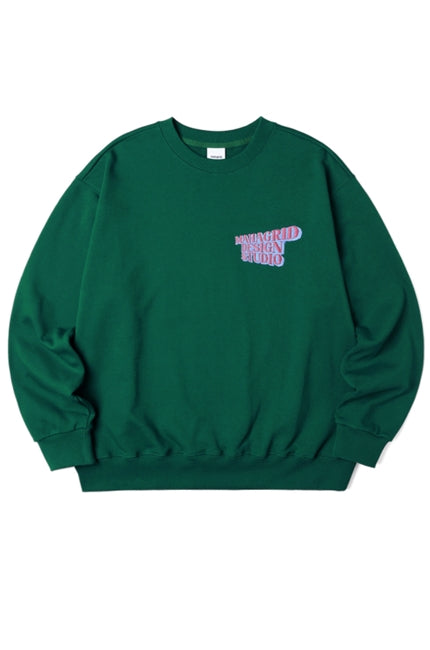 mahagrid (マハグリッド) SOLID LOGO SWEATSHIRT [GREEN]
