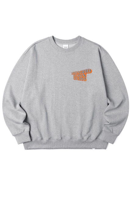 mahagrid (マハグリッド) SOLID LOGO SWEATSHIRT [GREY]